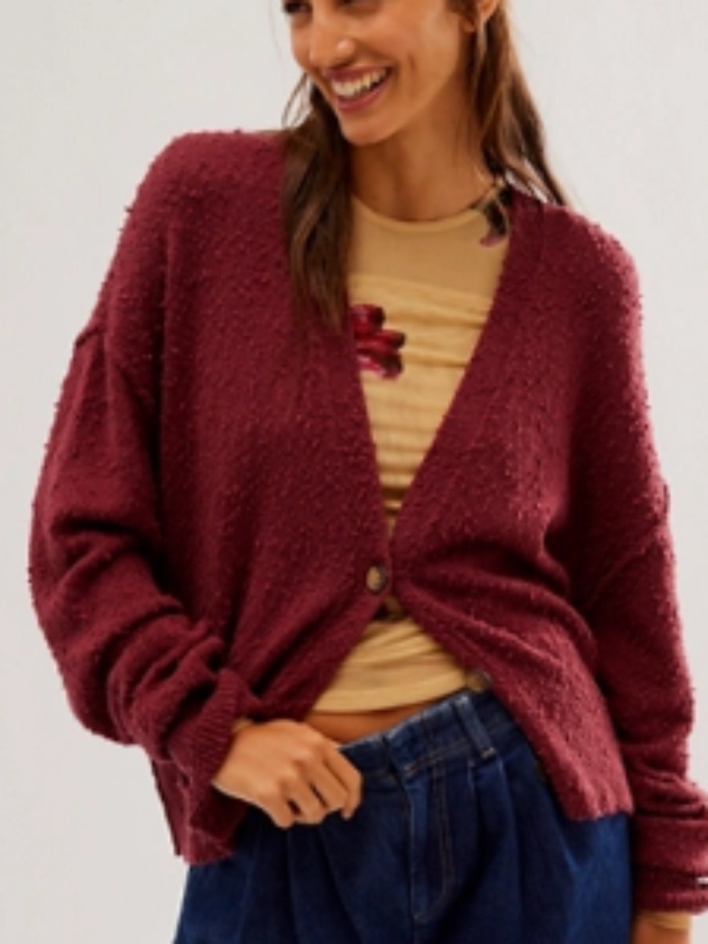 Free People Found my Friend Cardi - small